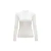 Venta Directa de Fábrica Superventas Transfronteriza Otoño/Invierno Cálido Manga Larga Corte Ajustado Antiestático Media Cuello Capa Base Ropa de Abrigo Top para Mujer