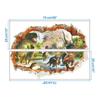 Cross-border novos 3D tridimensional dinossauro decorativo adesivos de parede sala de estar quarto quarto infantil adesivos decorativos atacado ML6713