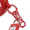 Juego de candados de seguridad industrial etiqueta de candado LOTO 6 agujeros seis articulaciones aislamiento de energía acero hebilla de doble cabeza candado BD-K62