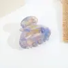 YHJ Transfronterizo Nuevo Bloguero de Corea del Sur Mismo Pinza para el Pelo de Arriba Combinación Perfecta Elegante Pinza de Acero Acético Pinza Geométrica Mediana Accesorios para el Cabello