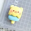 Anillo de paleta de dibujos animados oso accesorios de resina pegamento crema diy accesorios para el cabello cuerda para el cabello colgante funda para teléfono móvil decoración de belleza