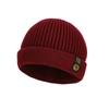 Gorro de Melón Tejido Cálido de Invierno para Exteriores Ciclismo Protección contra el Frío Protección para los Oídos Gorro de Tejer Versátil Simple para Hombre Gorro de Lana
