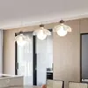 Lámpara de araña para restaurante Daguanyuan Modelo nuevo 2026 Estilo crema francés Pétalo Lámpara creativa para comedor Lámpara para mesita de noche y pasillo 255Q