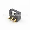 Soporte de batería para colector vertical de 3p espaciado 2.5PH altura 6.5h conector de batería BC-2-366C con columna lateral