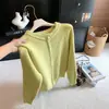 Cardigan Waffle de Punto con Cremallera Dulce para Mujer Otoño 2026 Nuevo Estilo Perezoso Suéter Abrigo Suave y Esponjoso