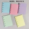 Nuevo Planificador al por Mayor M5 Papel Recargable 5 Agujeros Páginas Internas Núcleo de Repuesto Dibujos Animados Coloridos Páginas Internas Recargables Creativas
