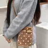 510311 Bolsa Fofa de Bolinhas, Bolsa de Ombro Casual Versátil, Bolsa Transversal Leve para Estudantes, Bolsa para Celular para Sair