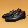 Preventa No Disponible Mocasines Versátiles para Hombre de Cuero Genuino Slip-on Piel de Vaca Zapatos de Vestir de Cuero Banquete de Bodas Fabricante