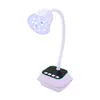 Lâmpada de Lótus Recarregável para Nail Art de Mesa Transfronteiriça, Não Escurece, Secagem Rápida, Lâmpada com Sensor de Secagem, Lâmpada para Unhas, Lâmpada de Fototerapia Adesiva para Strass de Unhas