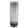 Vaso de vidro grosso com relevo retrô chinês estilo ins com aparência sofisticada luxo leve para flores arranjo de flores sala de estar ornamentos de arte