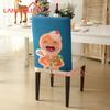 Funda para Respaldo de Silla de Navidad de Tela No Tejida Transfronteriza Cubierta Creativa con Estampado de Dibujos Animados para Silla de Comedor Cubierta Decorativa para Ambiente Festivo Venta al por Mayor