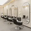 Barbearia Celebridade da Internet Espelho Parede Espelho de Cabeleireiro Lado Único Espelho Iluminado Parede Salão de Cabeleireiro Espelho LED Especial Inteligente