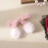 Horquilla de Lazo para el Cabello de Año Nuevo de Venta Caliente Transfronteriza Tocado Bebé Felpa Lindo Festivo Rojo Accesorios para el Cabello de Año Nuevo Venta al por Mayor