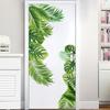 Novos produtos de atacado transfronteiriços casco de tartaruga folhas verdes folhas sombreadas adesivos de parede sala de estar quarto infantil pintura decorativa KSY153