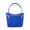 Bolsa de Playa Eva Estilo Coreano Ligera Gran Capacidad Bolsa de Agujeros Se Puede DIY Joyería Accesorios Estilo Vacaciones de Verano Bolsa Tote