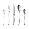 Juego de Cubiertos de Acero Inoxidable 304 Pulido Estilo Alemán, Cuchillo para Bistec Engrosado, Tenedor de Postre, Cuchara de Café, Juego de Cuchillo y Tenedor