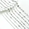Cadenas de carillón de viento con cuentas mixtas, cadenas de varilla plana, pedrería, perlas, mariposas, estrellas, cadenas de borlas, cadenas colgantes, accesorios de bricolaje