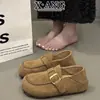 Zapatos de Cuero de Vaca de Cobertura Total Estilo Birkenstock para Mujer, Suela Ultra Suave, Mocasines Cómodos Slip-On, Mocasines Casuales