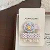 Nuevos pasadores de pelo, horquillas, pinzas laterales y pinzas para flequillo infantiles con diseño de cuadros florales de encaje de colores