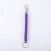Llavero de Cuerda de Resorte de Plástico Anti-Pérdida Cuerda Telescópica Colorida Lanyard Elástico Porta Tarjetas Accesorios Joyería al Mayoreo