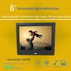 Fábrica direta de parede pendurada 8 polegadas full format IPS HD multi-função digital photo frame máquina de publicidade álbum de fotos eletrônico