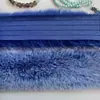 Tira de imitación de pelo de conejo estilo mejorado de 1 cm de ancho cinta de no tejido hecha a mano para bricolaje encaje accesorios para linterna de león danzante traje Tang Hanfu tira plana