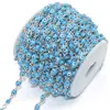 Corrente de Olho Colorida da Moda Personalizada Acessórios de Joias DIY Colar Pulseira Roupas Brincos Material Corrente de Cobre