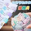 Organizador Transparente de Clips de Presión Multifuncional de Colores para Organizar Exámenes y Documentos, Sujetador de Clip Pequeño, Clip de Almacenamiento para Oficina