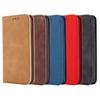 Comercio Exterior Adecuado para Iphone12 Funda Flip Cubierta Protectora con Fuerte Succión Magnética Automática Material Retro con Sensación de Piel Funda de Cuero