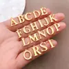 Colgantes de Acero Inoxidable con 26 Letras Mayúsculas Inglesas, Aretes, Colgantes Pequeños, Collares Hechos a Mano para DIY, Pulseras, Accesorios de Joyería