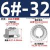Aço Inoxidável 304/316/201 Porca Americana com Flange Unc Porca Britânica com Flange 1/4 5/16 3/8 1/2