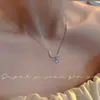 Colar de Verão Dopamine Girl Colorido Design de Bala Corrente para Clavícula Pequeno Fresco Temperamento Versátil Acessórios de Colar