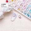 Little Monkey Same Nail Art Jóias Machado Broca K9 Diamante Cristal Alto Conjunto Pontiagudo Broca De Fundo Nail Art Flash Broca Jóias Unhas