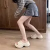 Nuevas Chanclas de Exterior para Mujer con Suela Gruesa Verano 2026, Sandalias de Playa de Tacón Alto Súper Populares, Sandalias de Moda Trendy que Aumentan la Altura