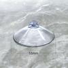 Fornecer vários estilos de cabeça de cogumelo transparente de vidro, ventosa pequena, acessórios de produtos, material de silicone, ventosa de plástico