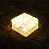Lâmpada de Gelo Solar à Prova d'Água para Exterior Lâmpada de Atmosfera para Jardim e Villa Lâmpada de Paisagem Lâmpada de Piso de Azulejo Solar para Varanda Lâmpada para Gramado