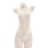 Venta al por mayor de fábrica lencería sexy traje de cuerpo entero reflectante sexy de agua muerta láser mallas de pierna alta para mujer Y0698