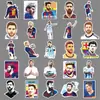 101 Pegatinas de Messi Jugador Deportivo Estrella del Fútbol Impermeable Decorativa para Funda de Teléfono Estuche de Maleta Pegatina