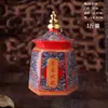 Botella de Vino Vacía de Cerámica de Jingdezhen 1 Jin 1.5kg Colección Tarro de Vino Sellado Rojo y Amarillo Tarro de Vino para el Hogar Licor Tendencia Nacional Tarro de Vino
