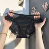 Comercio Exterior Transfronterizo Populares Estilo Japonés Chica Lazo Encaje Calzones Amigables con la Piel Finos Sexys Calzoncillos Huecos para Mujer