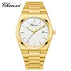 Relógio Dawn Watch Masculino À Prova D'água Pulseira de Aço Simples Nautilus Moda Executiva 2025 Novo Calendário Luminoso Atacado de Fábrica