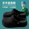 Zapatos con Agujeros para Quirófano de Mujer Verano Anti-Olor Exteriores Suela Gruesa 2026 Nuevas Sandalias Silenciosas Antideslizantes de EVA