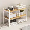 Estante de Livros Multicamadas na Mesa, Estante Simples, Suporte Organizador de Armazenamento para Mesa de Escritório, Organizador de Organização para Mesa, Suporte de Armazenamento