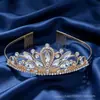 Peine para el Cabello con Corona Incrustada de Pedrería de Lujo Retro Corona de Novia Princesa Banquete de Cumpleaños Fiesta Estudio Fotográfico Estilismo en el Lugar Accesorios para el Cabello