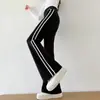 Pantalones acampanados de otoño para niña, pantalones de campana de talla mediana para niño, pantalones largos casuales, pantalones de chándal deportivos para estudiante, pantalones de otoño adelgazantes