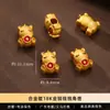 Jingde Jewelry Accesorios del Año del Caballo Chapados en Oro Amuletos de la Suerte del Año del Caballo Cuentas Espaciadoras Accesorios para Joyería DIY Amuletos Colgantes