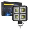 Luz LED de Trabajo para Coche de 3 Pulgadas 9-80V Reflector Cuadrado Luz Auxiliar para Motocicleta Maquinaria de Ingeniería Agrícola Luces de Vehículo Excluyendo Impuestos