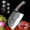 Estilo Idéntico al de Celebridad de Internet Cuchillo de Cocina Forjado Horizontal Patrón de Forja Hogareño Afilado Sin Necesidad de Afilar Forjado a Mano Ligero para Mujeres Cuchillo para Rebanar para Cortar Verduras