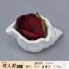 Pintura al Óleo Simulada Capullo de Rosa Accesorios Hechos a Mano DIY Material de Flor para Boda Flor Retro Pequeño Capullo de Flor Decoración de Pared Floral