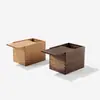 Caja de Almacenamiento Personalizada Creativa de Madera Maciza para Uso Doméstico con Varios Estilos, Soporta Caja de Almacenamiento DIY con Artesanía de Ensamblaje Machihembrado